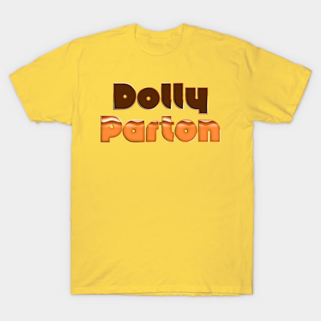 Dolly Parton //70s Retro Fan Design T-Shirt by DankFutura